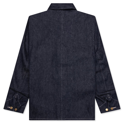 Denim Coverall Jacket Rigid Indigo
