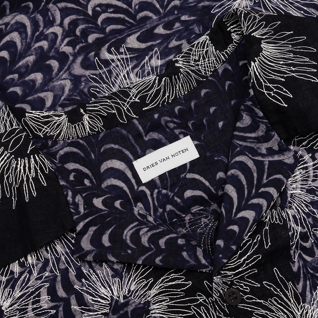 Carltone Emb 1162 MW Shirt Navy