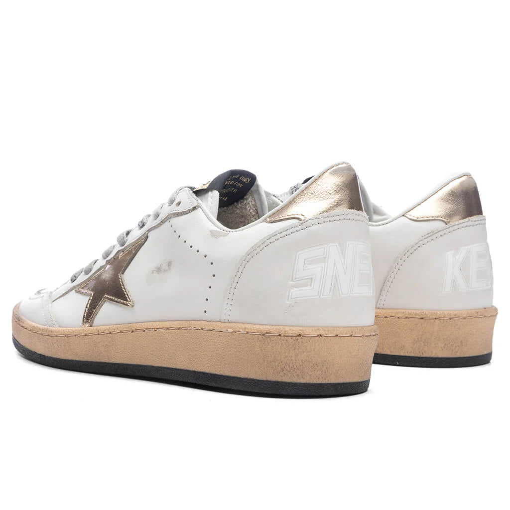Womens Ball Star Net Sneaker Milk Gold