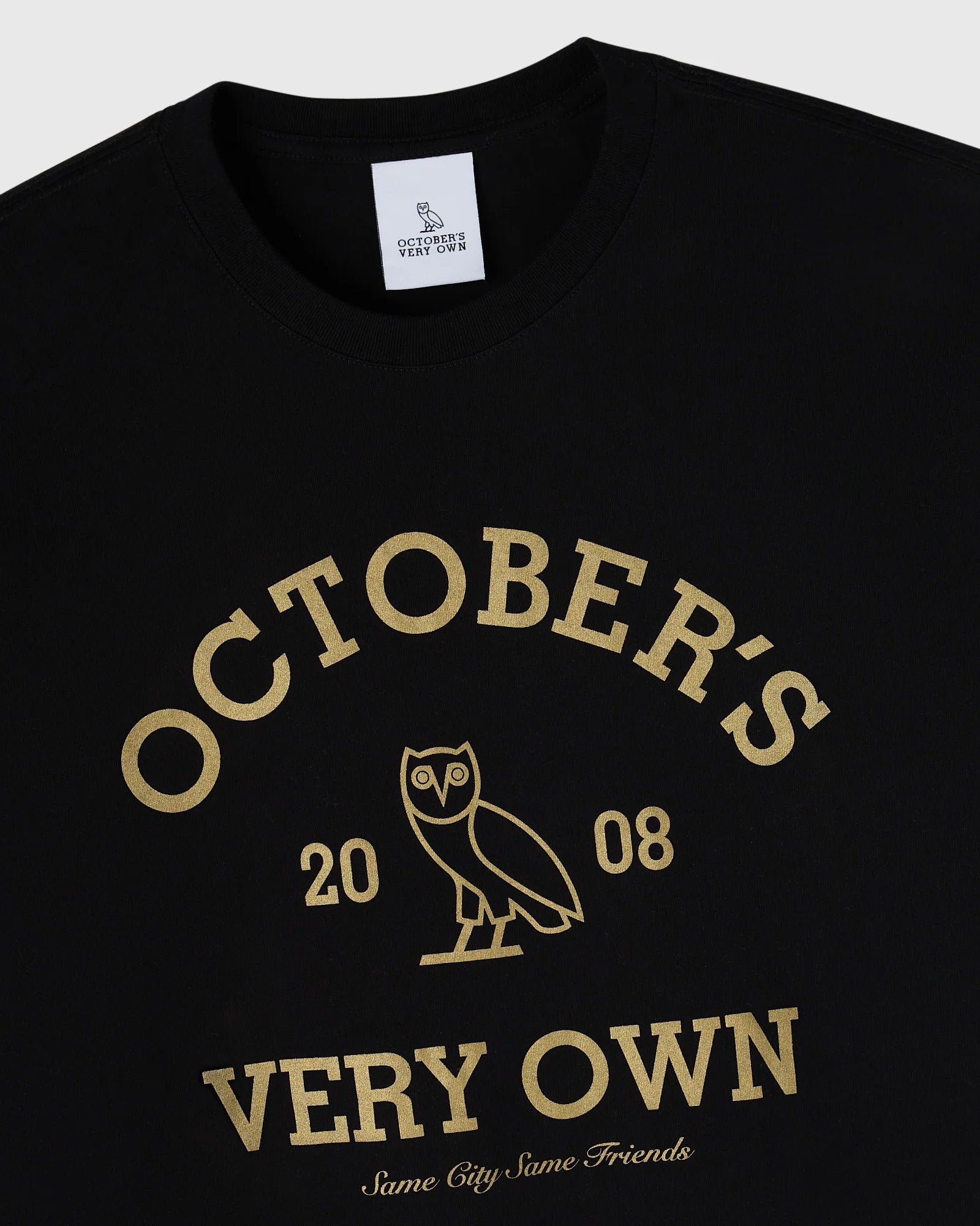 Collegiate Tee Black