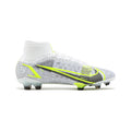 Nike Mercurial Superfly 8 Elite FG Mens Soccer Cleats White Black
