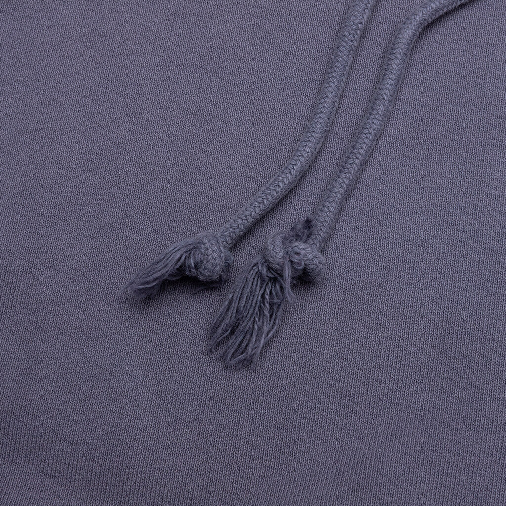 French Logo Vintage Hoodie Vintage Washed Navy