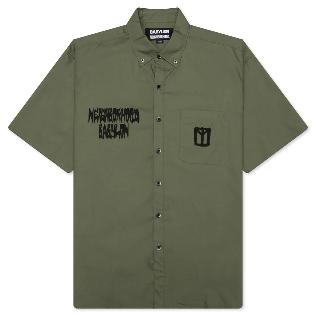 Neighborhood x Babylon BD Shirt SS 2 Olive Drab