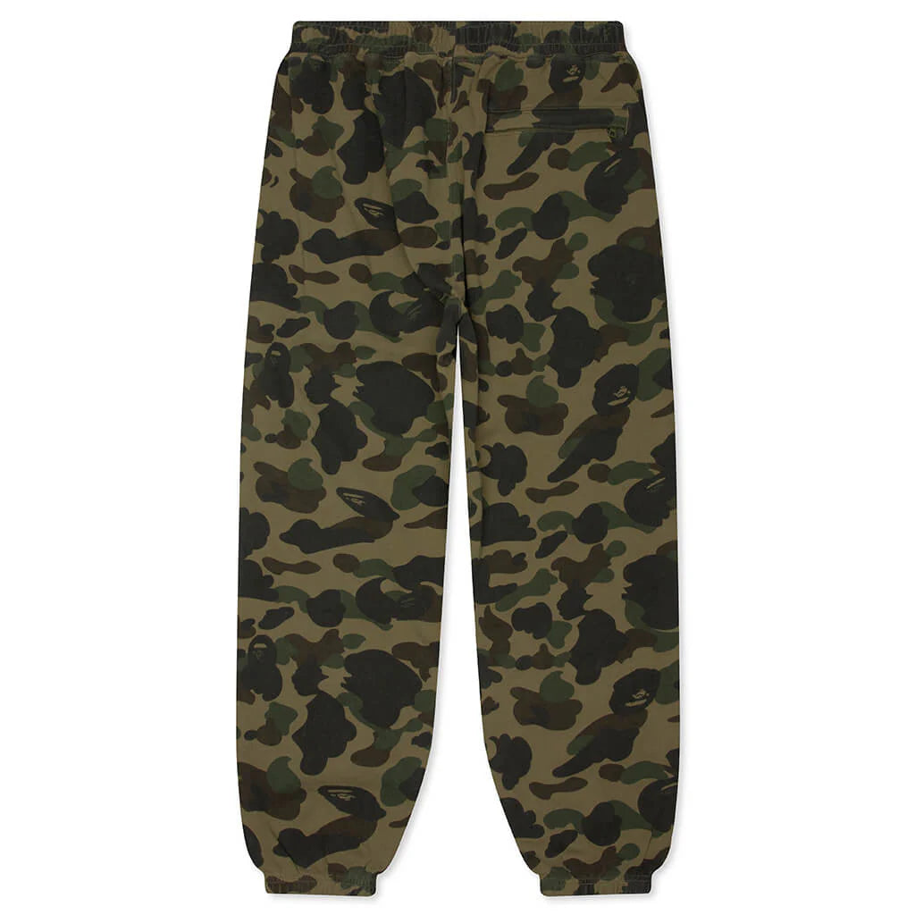 1st Camo One Point Relaxed Fit Sweat Pants Green