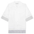 Double Layer Short Sleeve Shirt White