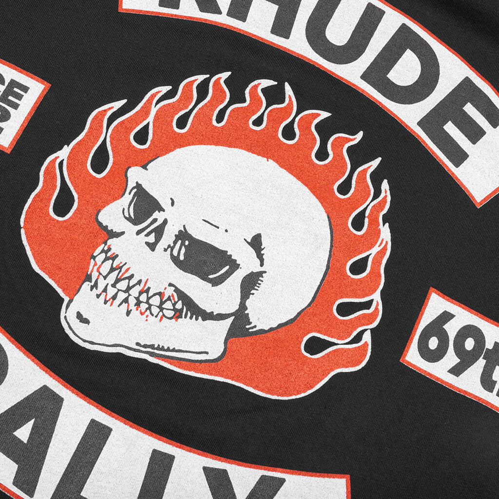 Rhude 92 Rally L S Tee Vintage Black