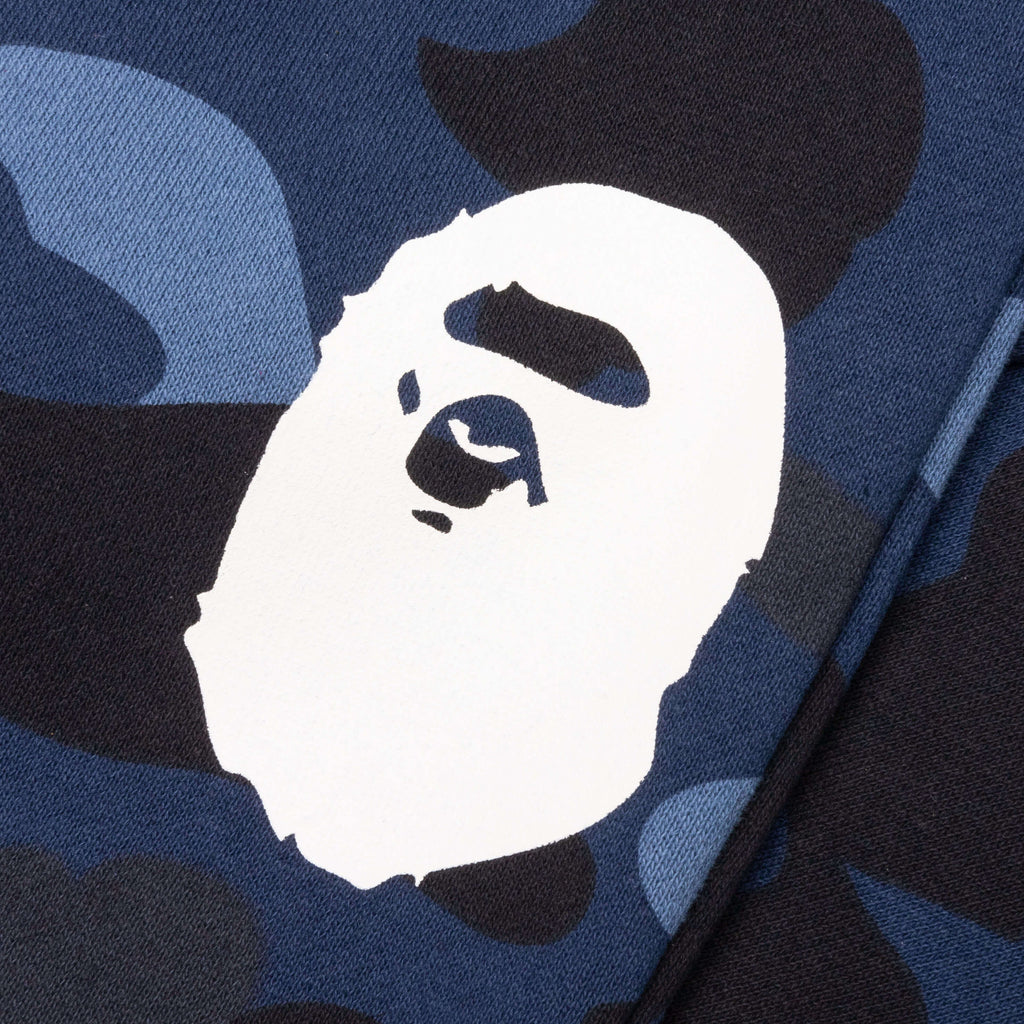 Color Camo Wide Fit Sweat Pants Navy