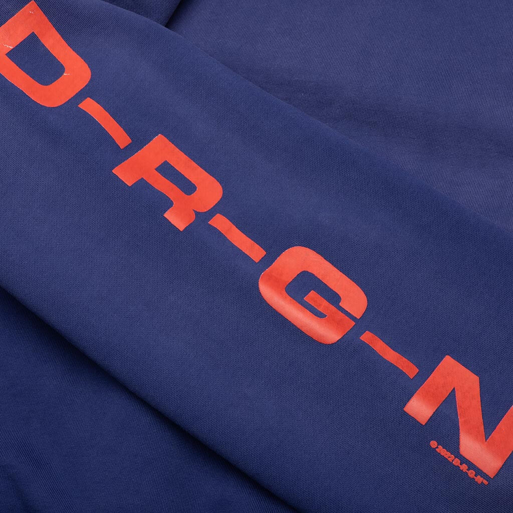 Origins Bleached Hoodie Bleached Blue