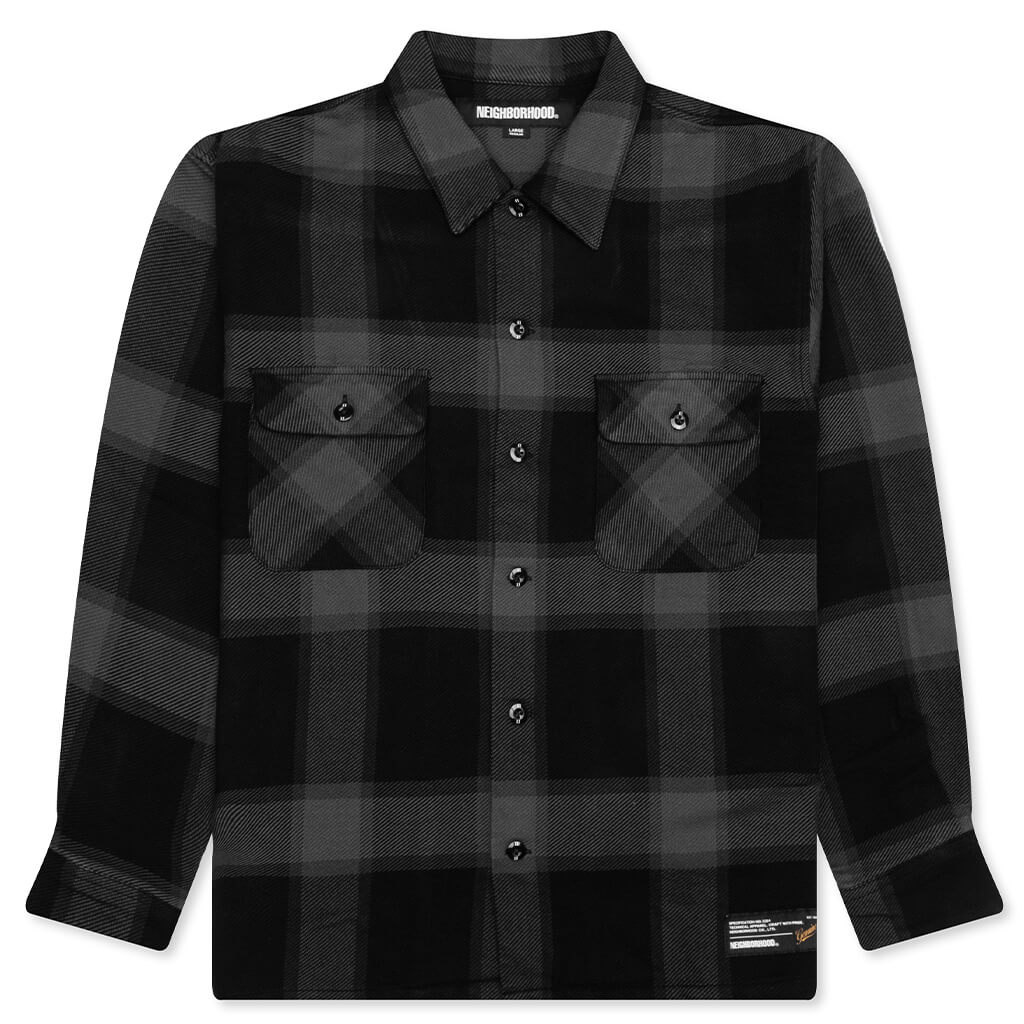Buffalo Check Shirt L S Grey