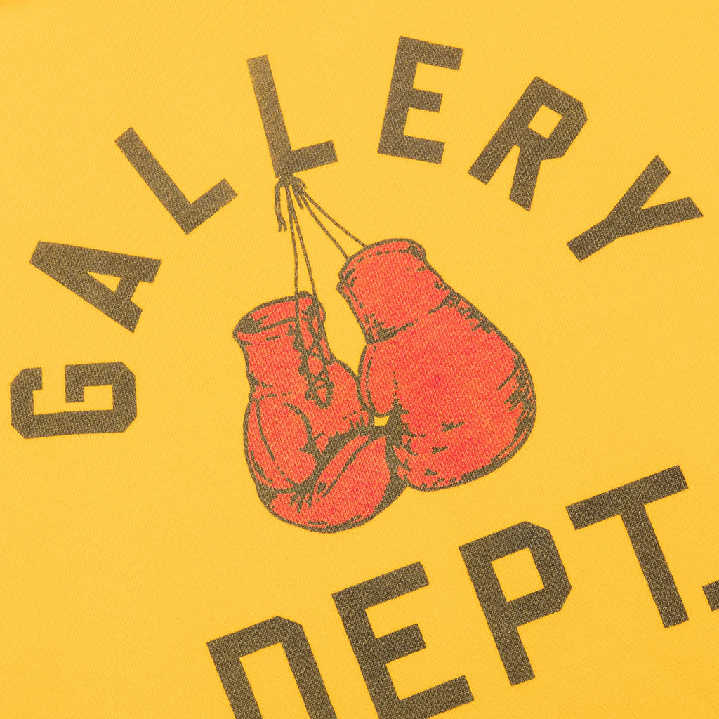 Boxing Merch Hoodie Gold Yellow