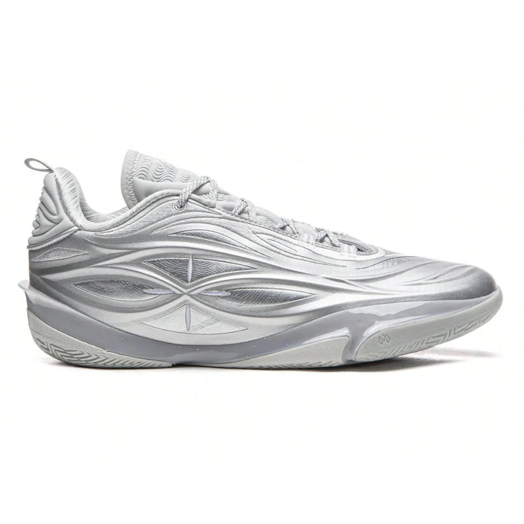 Tênis Li Ning Wade 808 5 Ultra V2 Silver Flash