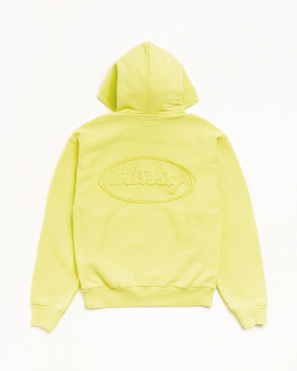 CURSIVE APPLIQUE ZIP HOODIE