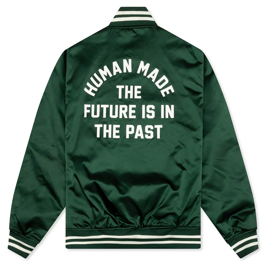 Nylon Stadium Jacket Green