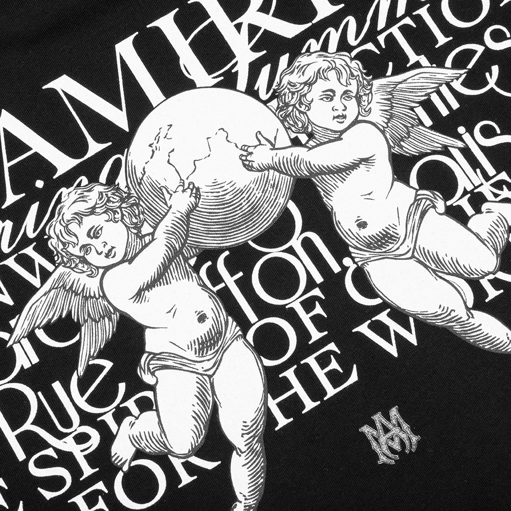 Cherub Text Tee Black
