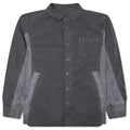 Garment Dye Rip Stop X Nylon Twill Shirt Black
