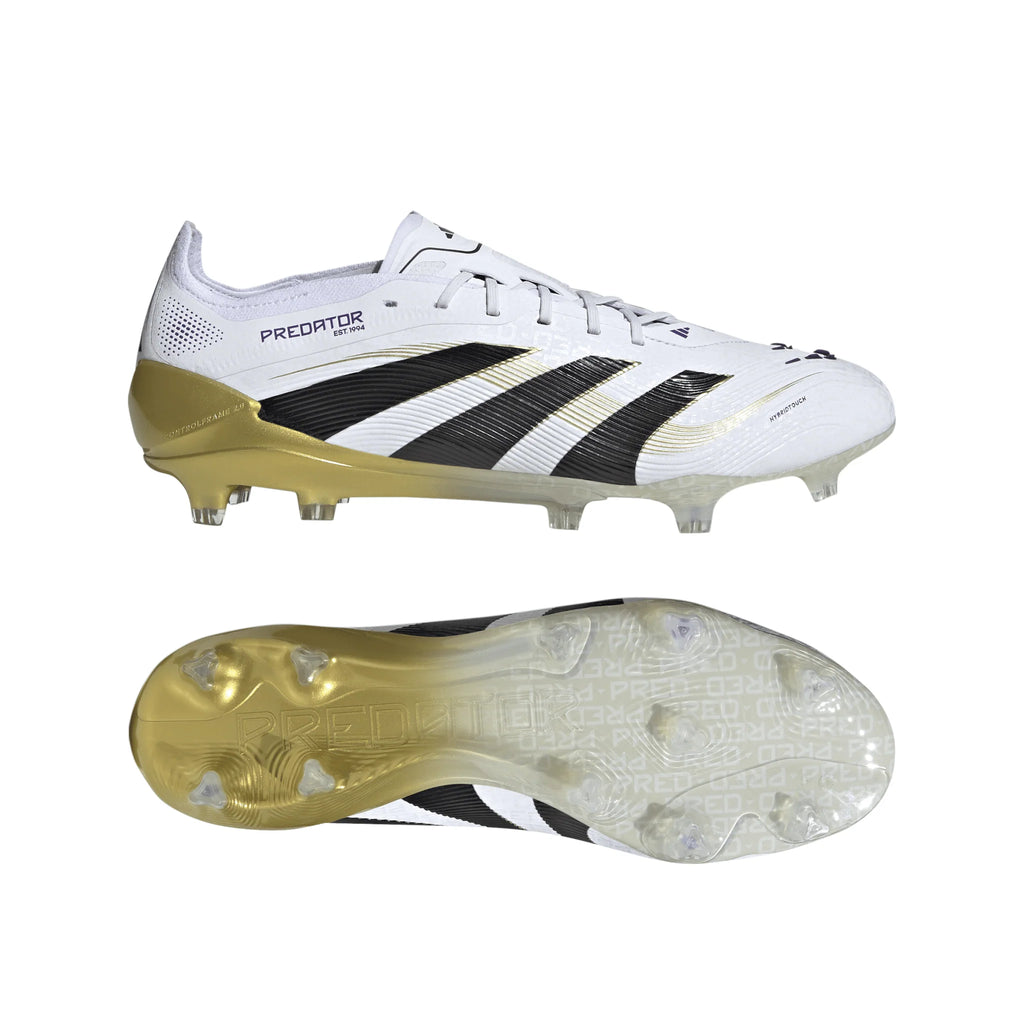adidas Predator Elite Firm Ground Boots White Black