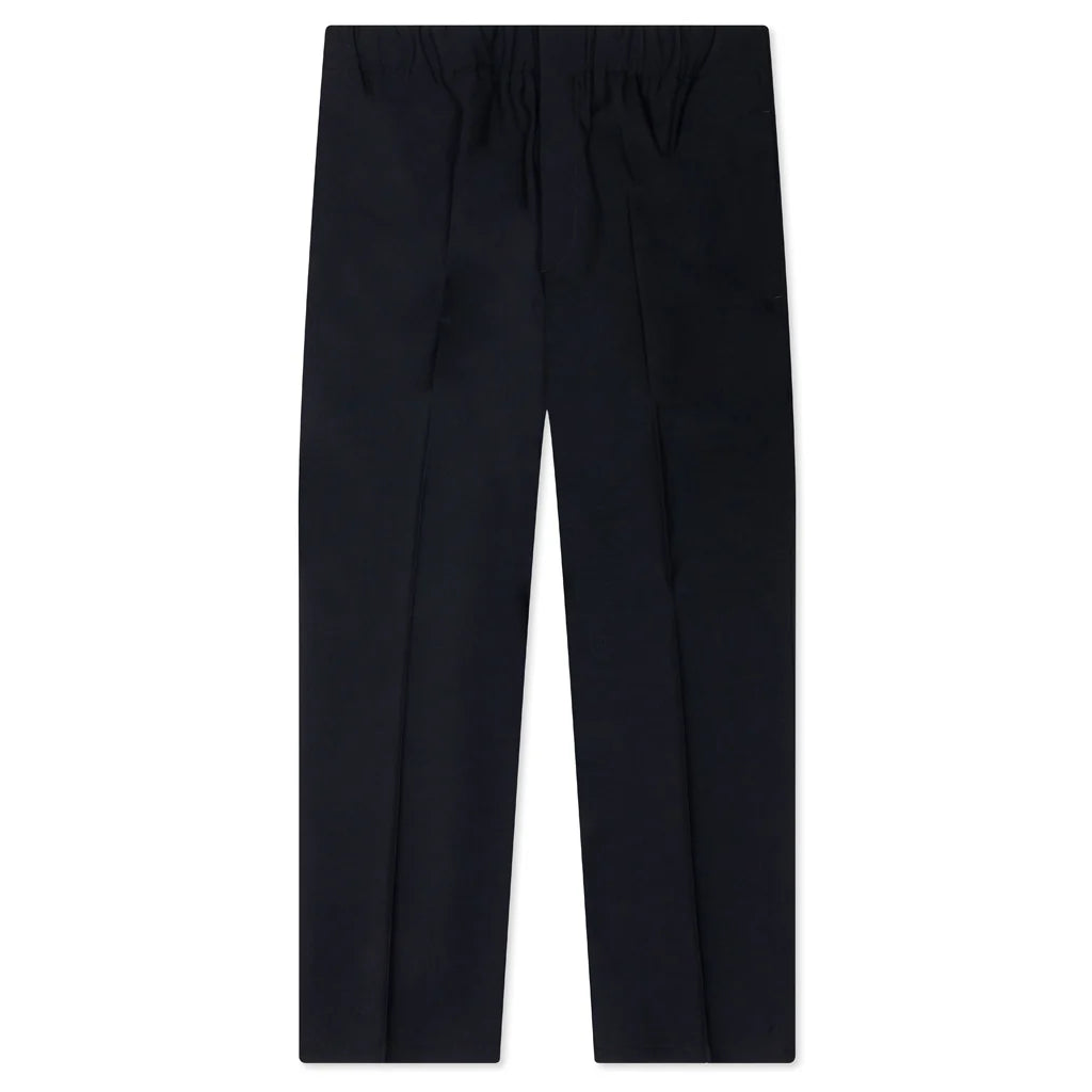 Gabardine Wool Trousers Navy