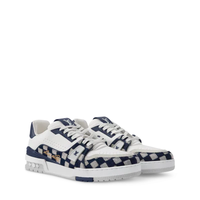 Louis Vuitton Trainer Sneaker Damier Moka Blue