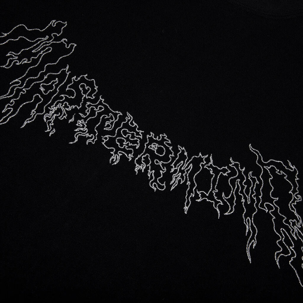 OGlassbeaded S S Tee Black