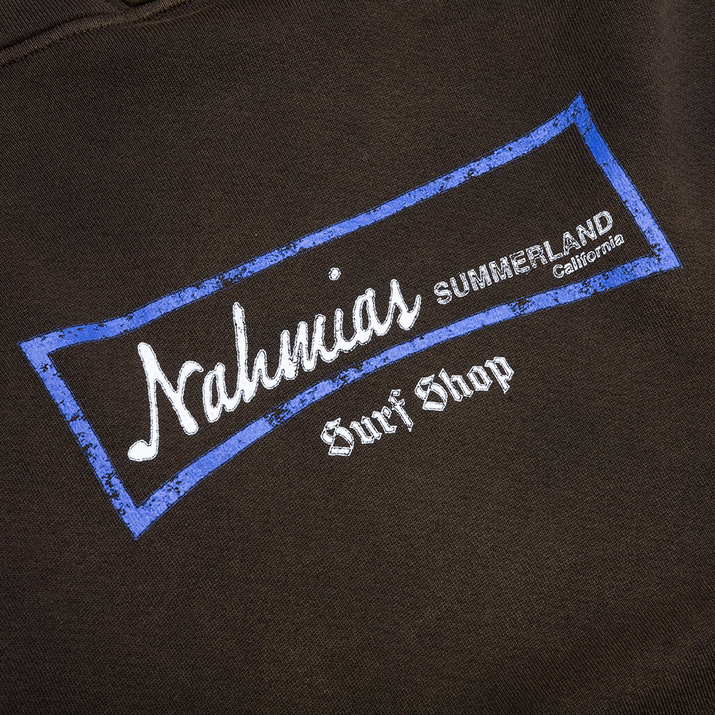 Surf Shop Hoodie Sunfade Brown