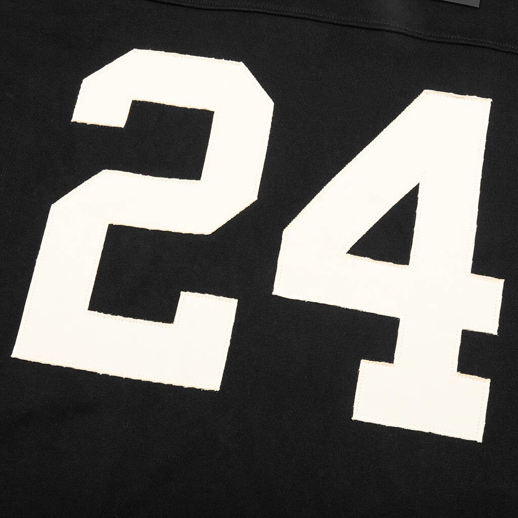 Heavy cotton 24 Football Jersey Black