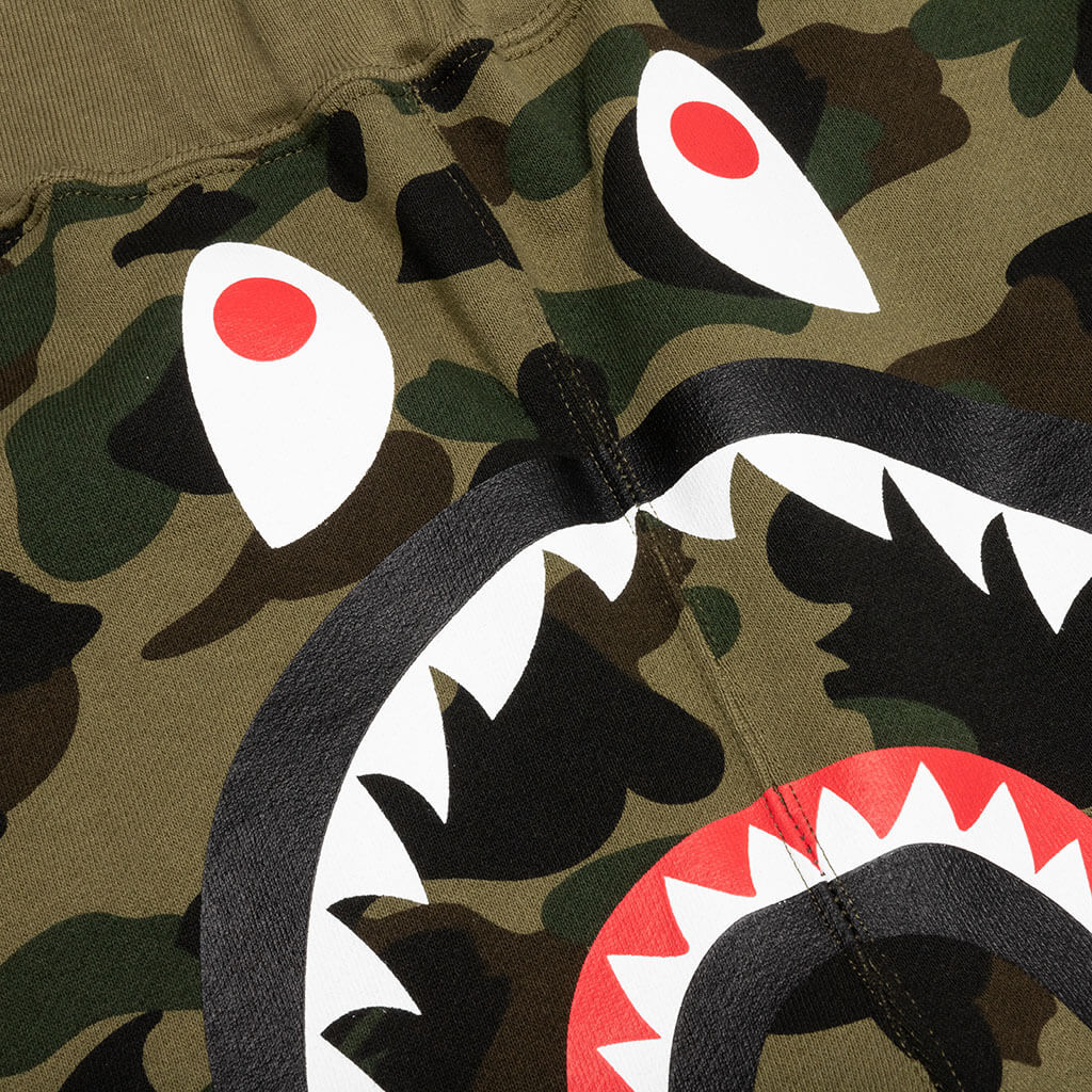 1st Camo Wide Fit Sweat Pants Green