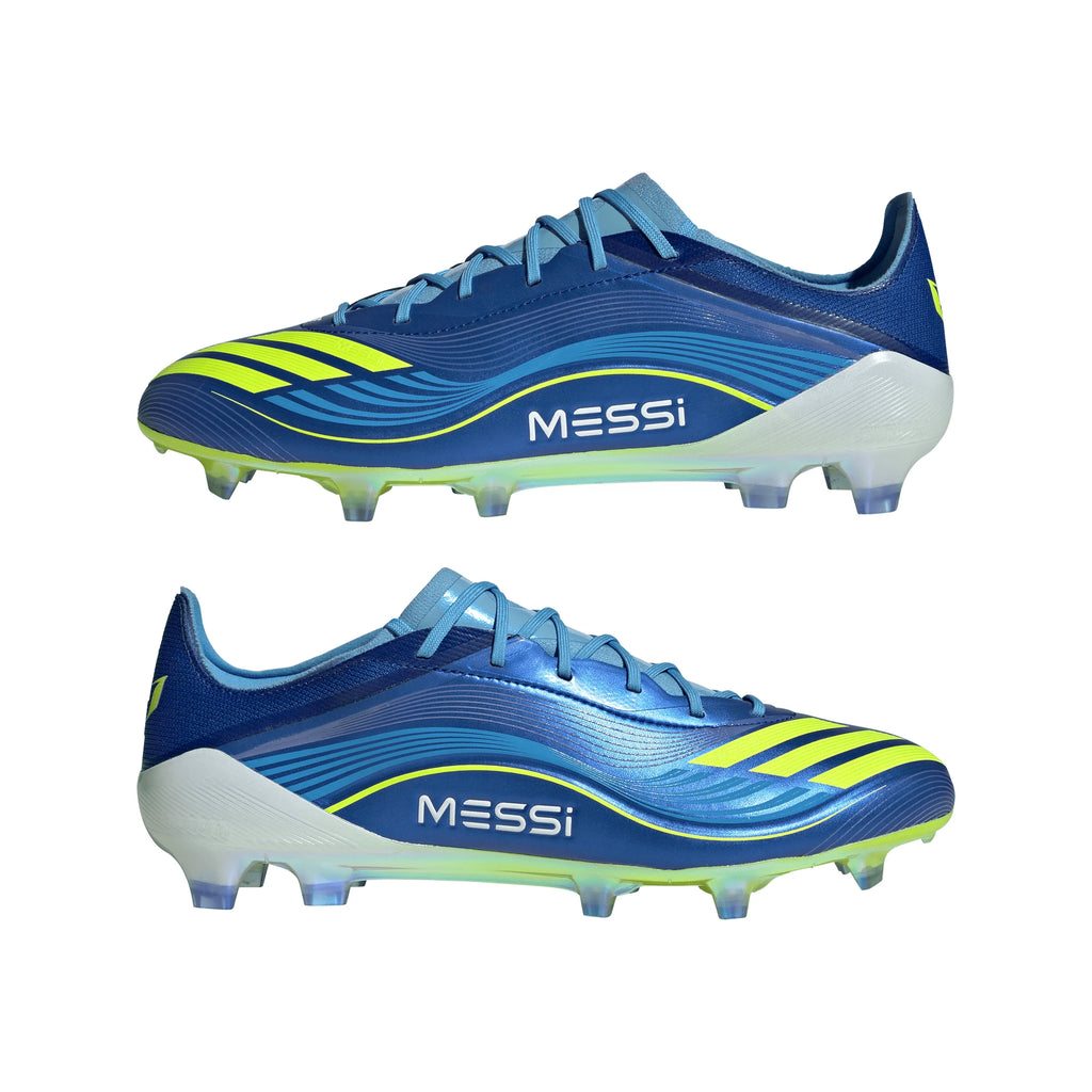 adidas F50 Messi Elite FG Mens Soccer Cleats Royal Blue Yellow Blue