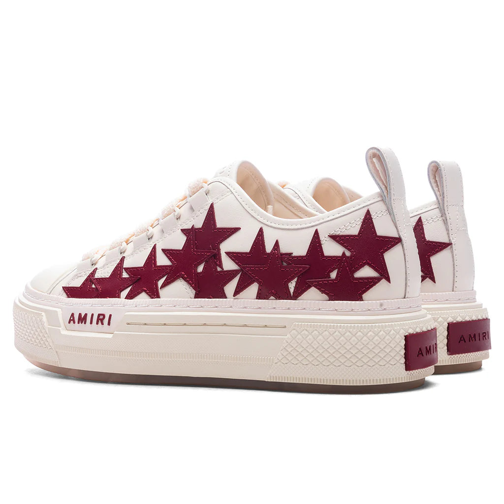 Womens Stars Court Low Deep Red
