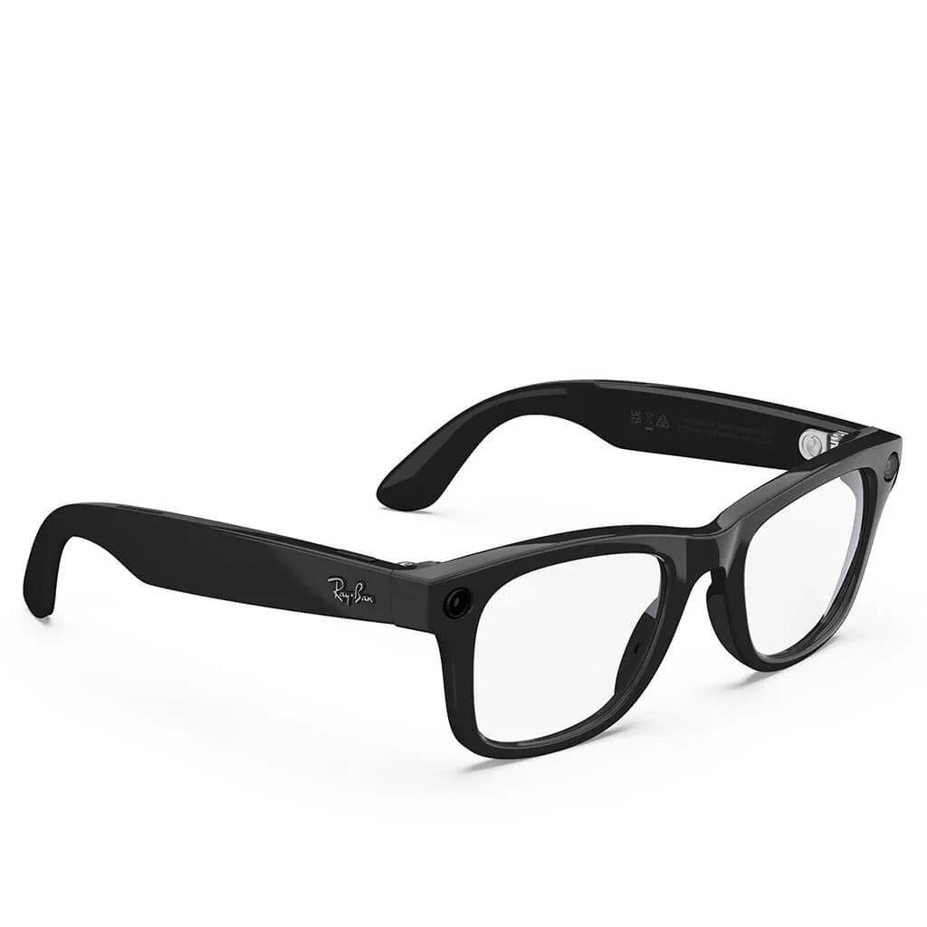 Meta Wayfarer Matte Black Transitions Graphite Green