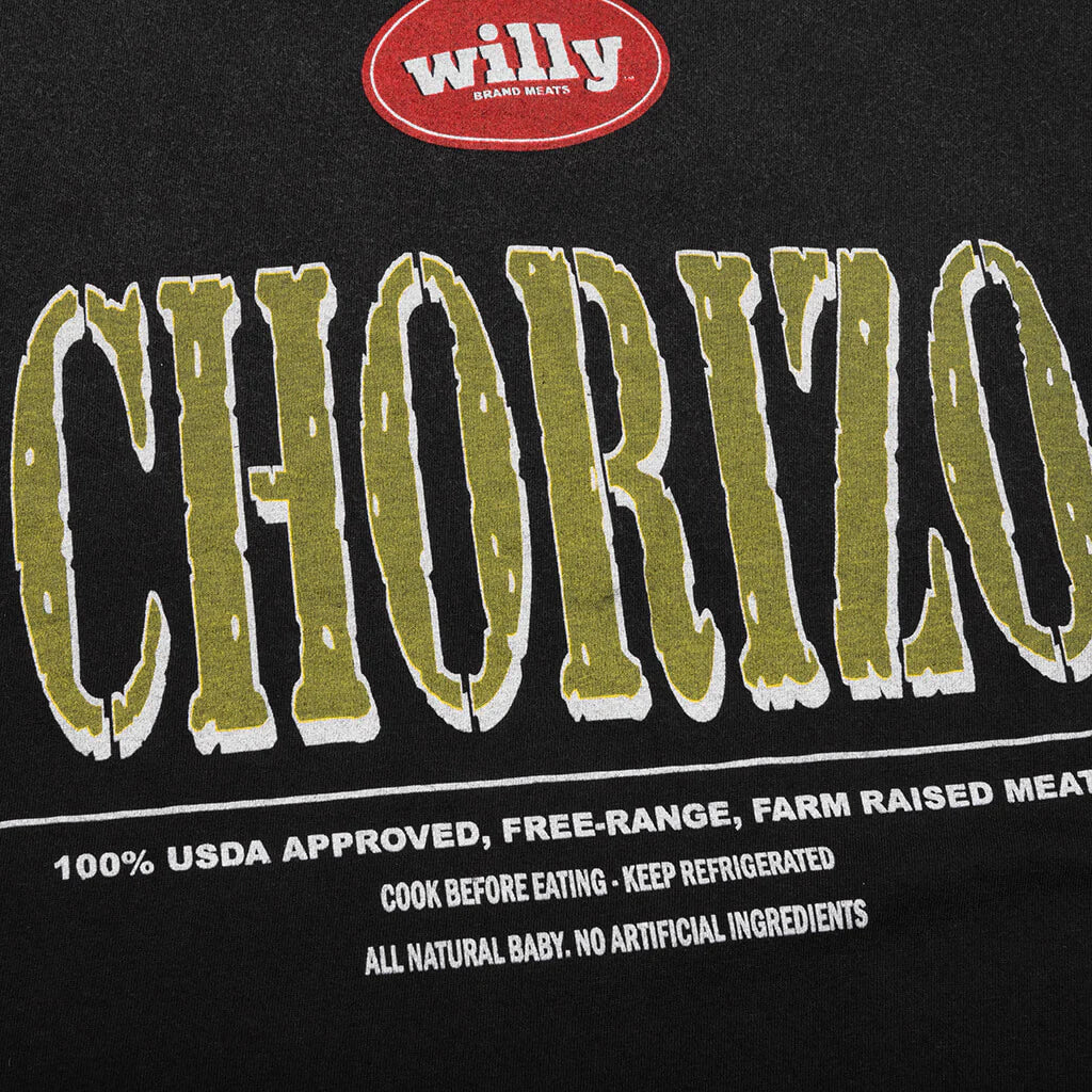 Chorizo Destroyed Easy Tee Washed Black