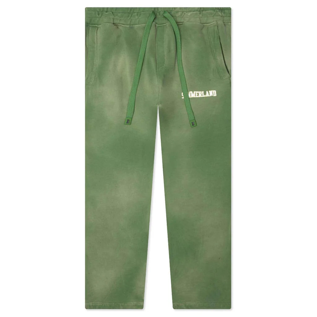 Summerland Collegiate Baggy Sweatpants Vintage Seaweed