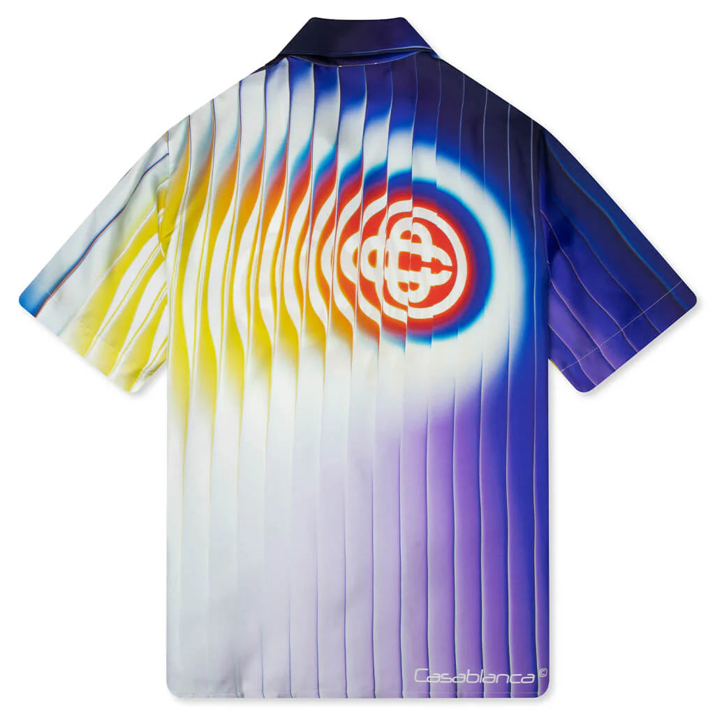 Shockwave S S Silk Shirt Multicolour