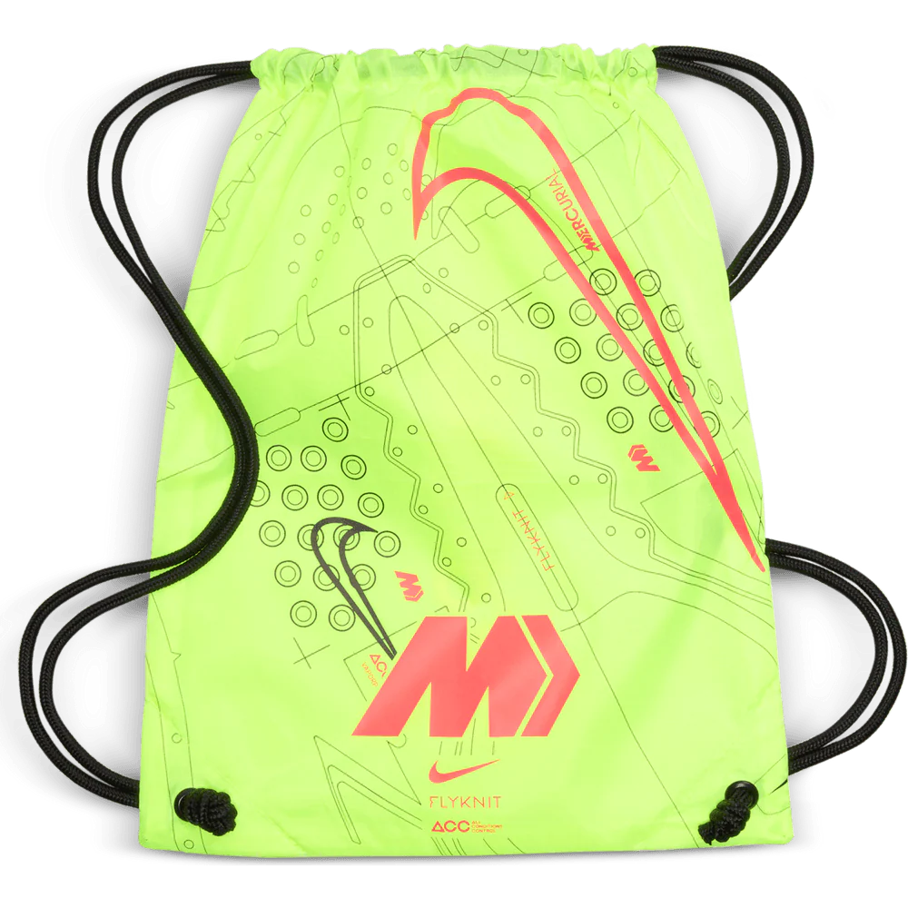 Nike Mercurial Superfly 8 Elite FG firm Ground Soccer Cleats Volt Bright Crimson