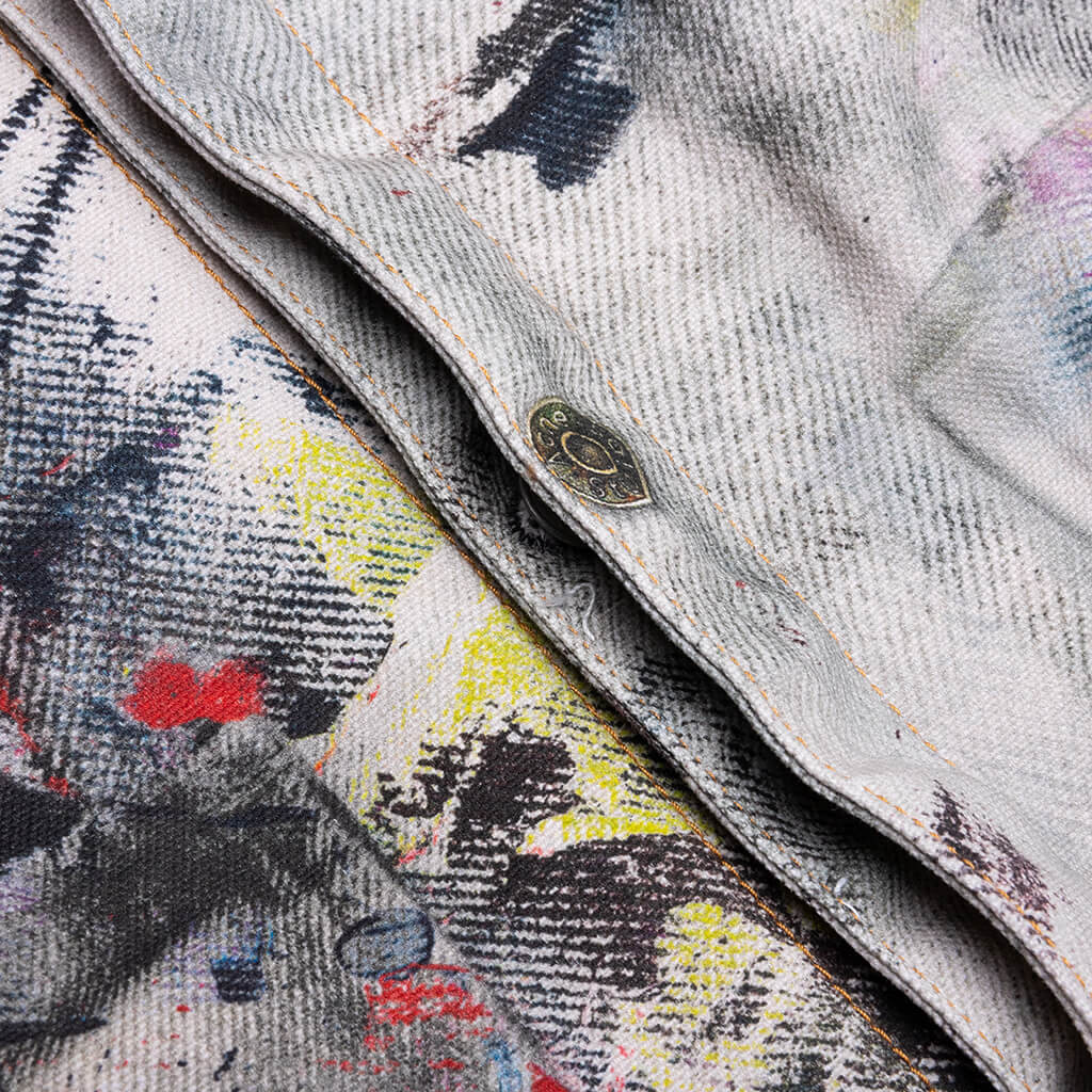 Trompe Loeil Jacket White Multi