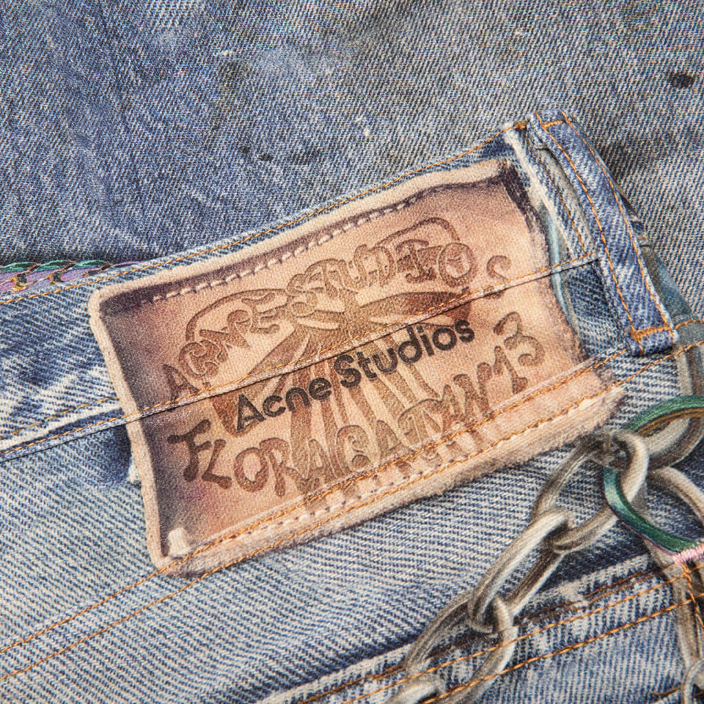 Loose Fit Trousers 1981M Fn Mn Trou001020 Mid Blue