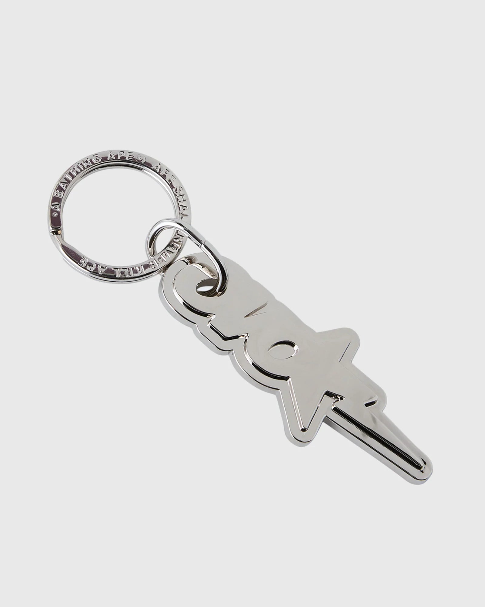 BAPE OVO Sta Keychain Silver