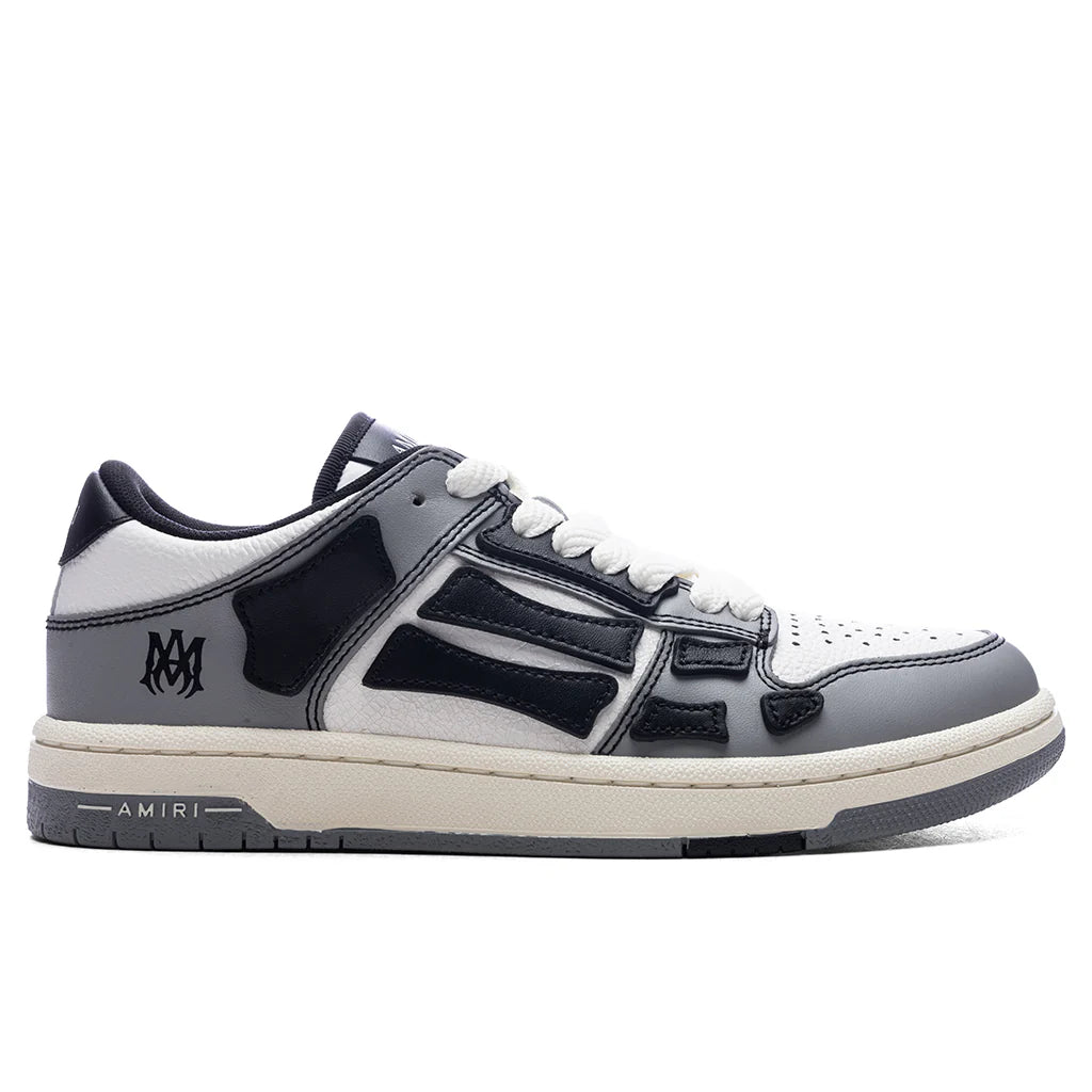 Womens Varsity Skel Top Low Black
