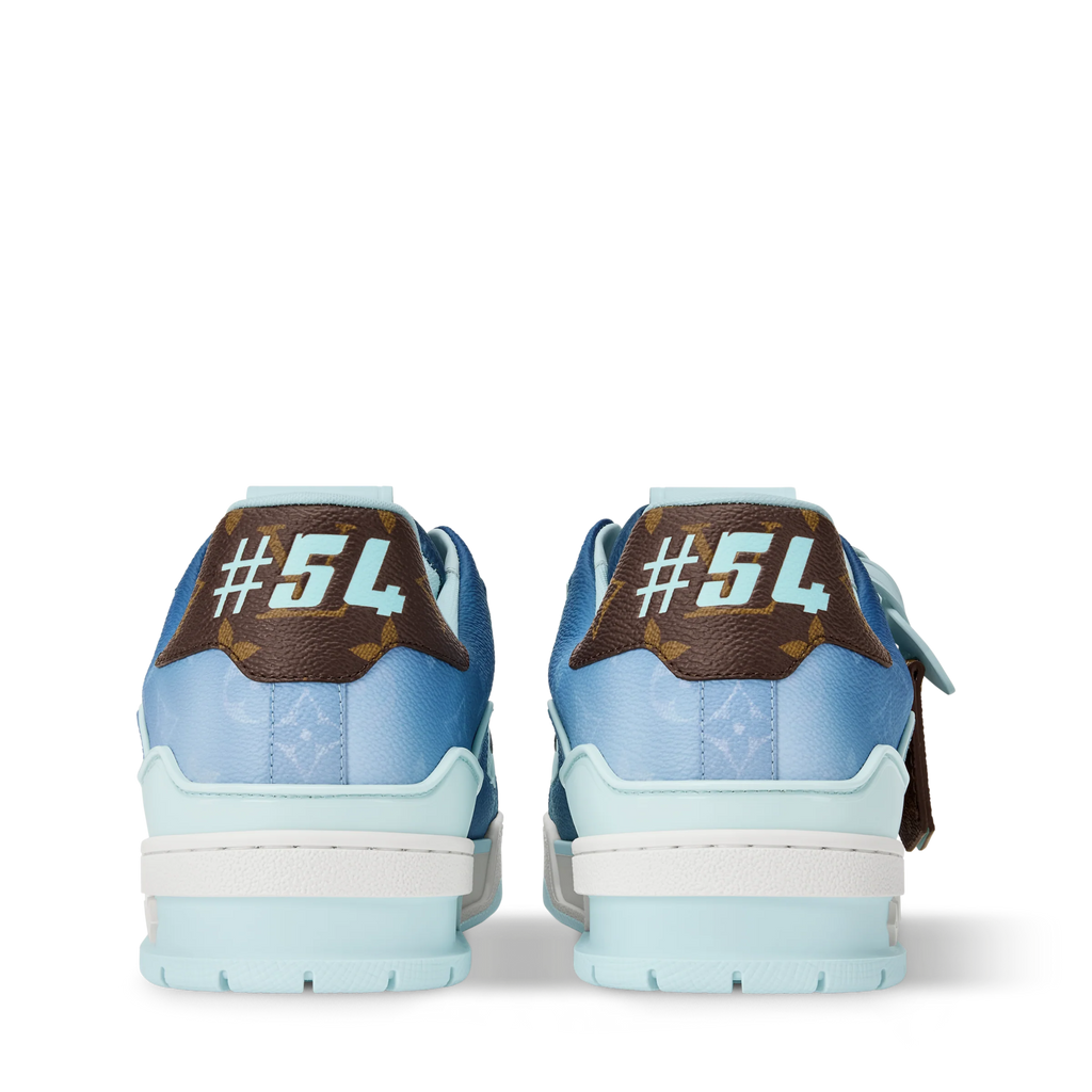 LV Trainer Sneaker Monogram printed canvas Blue