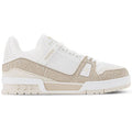 Louis Vuitton LV Trainer Beige Monogram Leather Sneaker