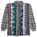 Ribbon Wide Flannel Shirt Assorted