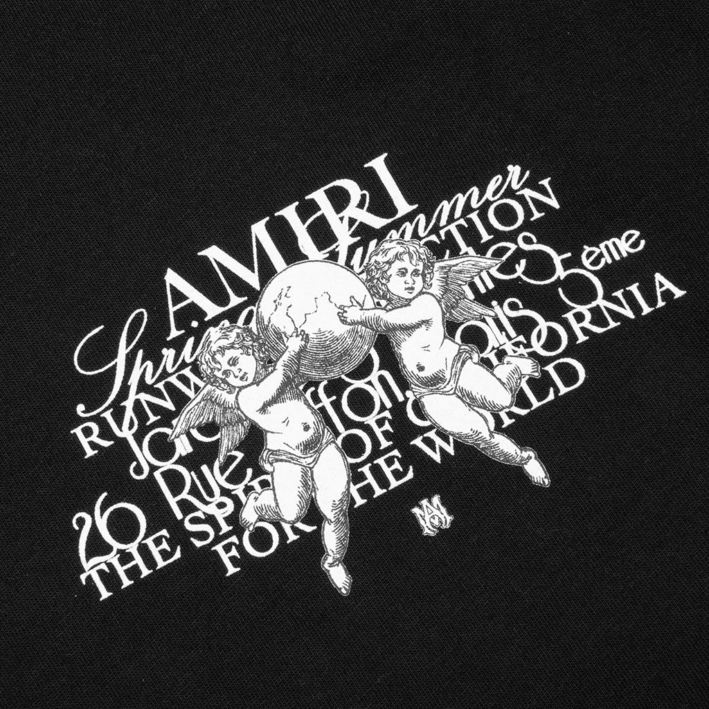 Cherub Text Tee Black