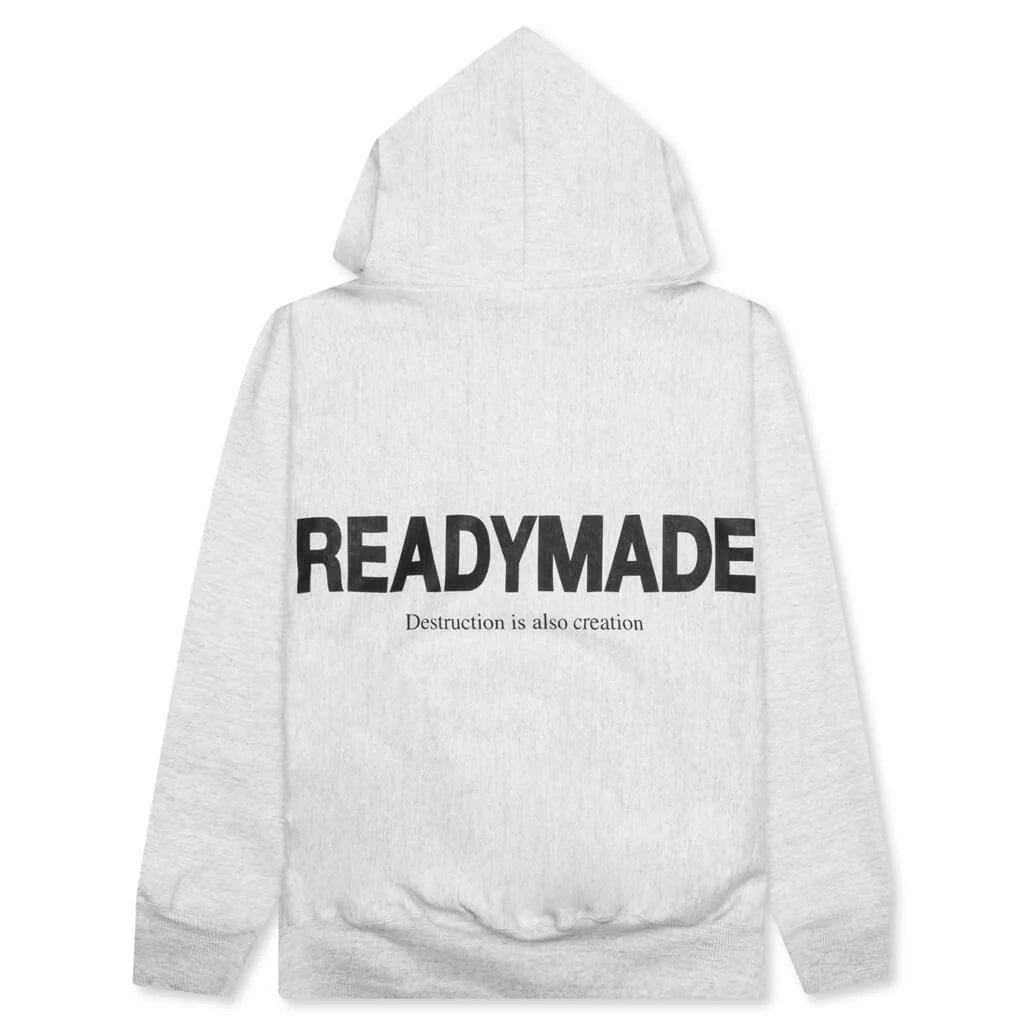 Smile Hoodie Grey