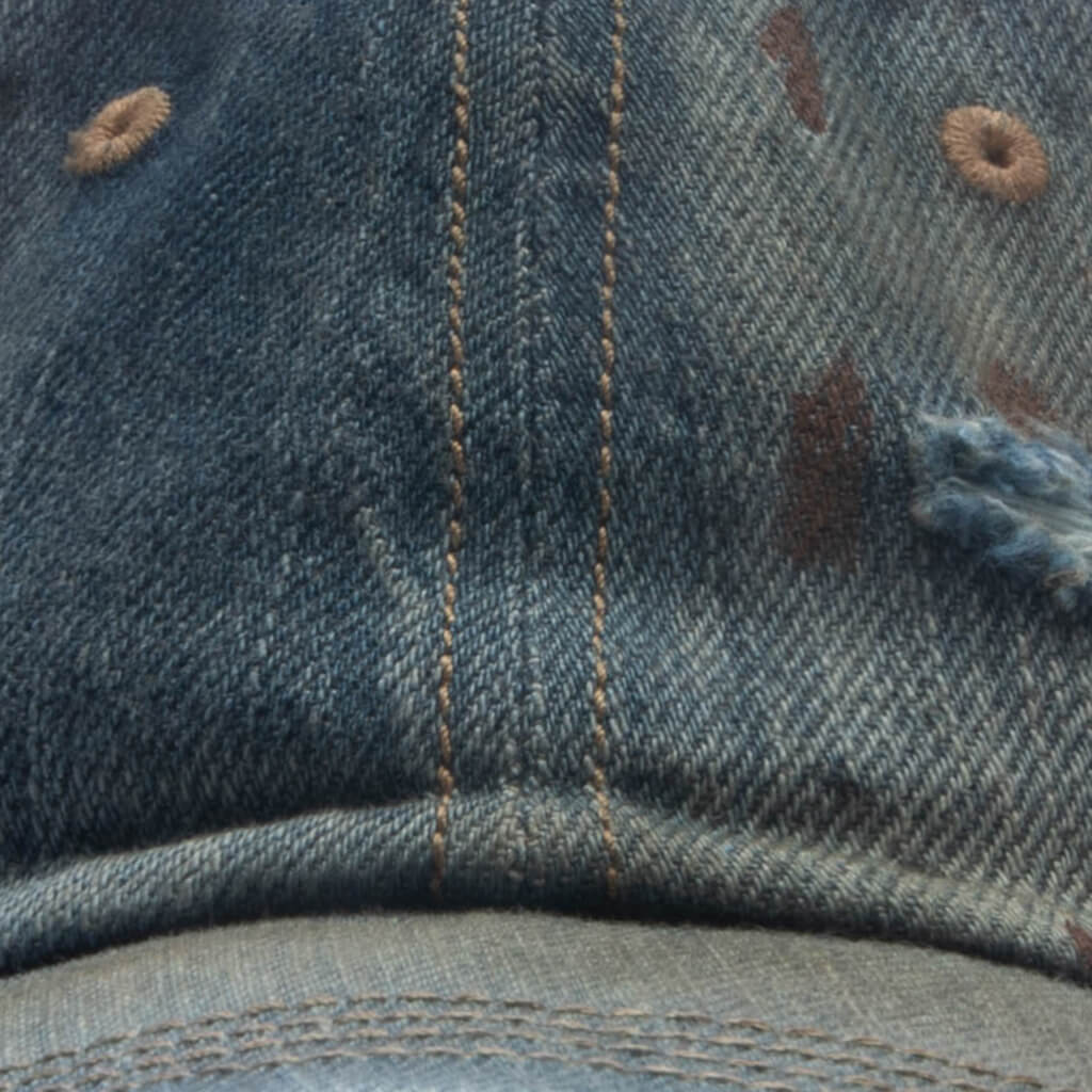Denim Logo Cap Mid Blue