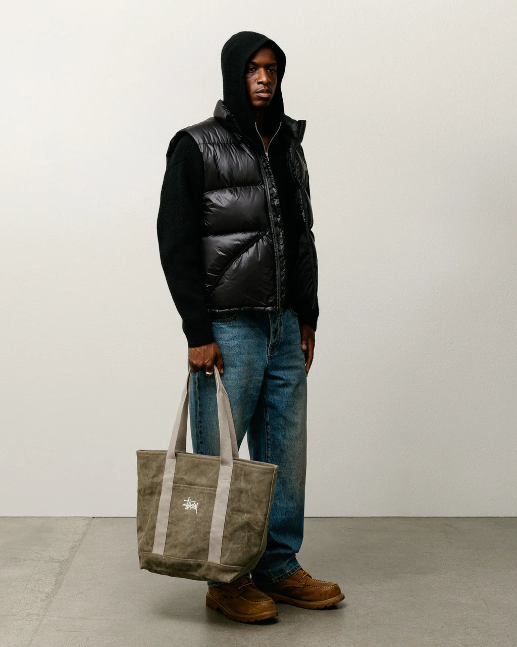 WAXED CANVAS MARKET TOTE