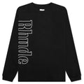 Side Logo L S Tee Vintage Black