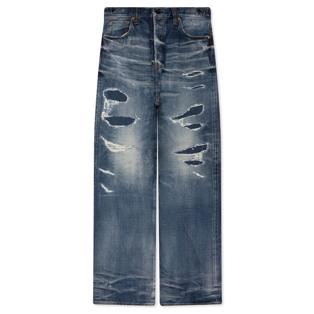 Showa Relaxed Manatsu Repaired Mid Blue