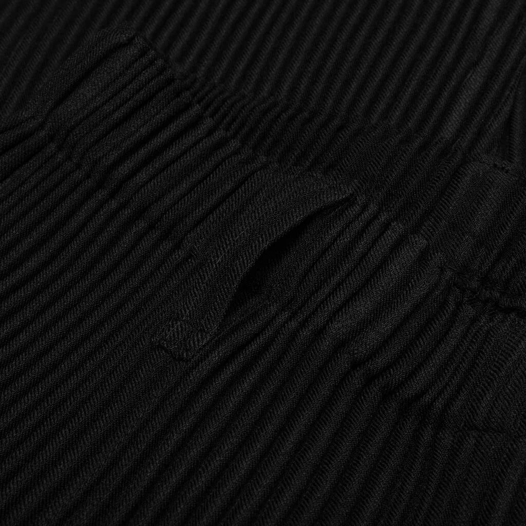 Wool Like Light Pants Black