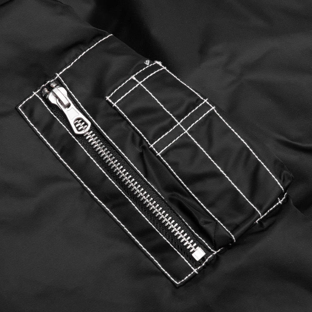 Built Bomber Jacket Black