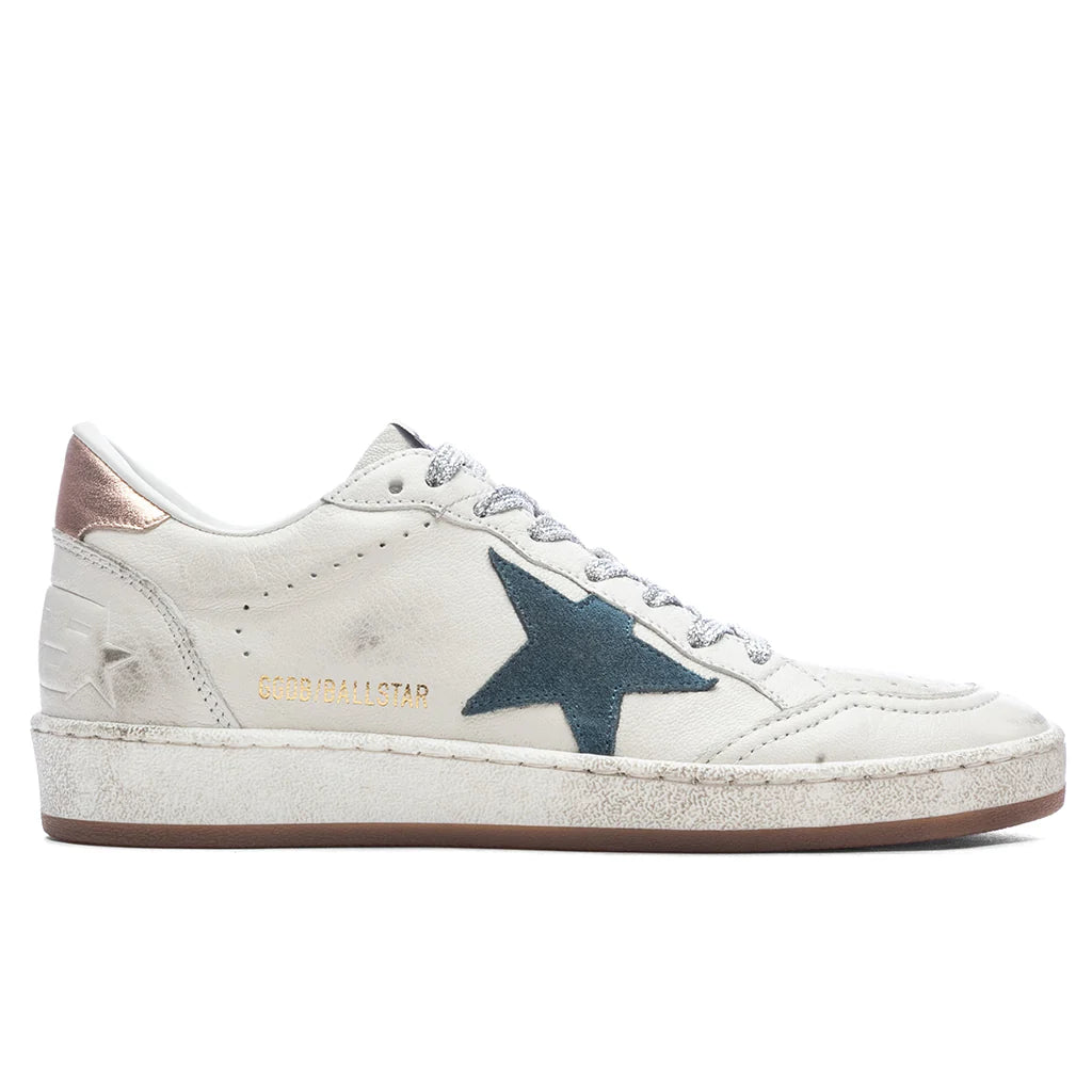 Womens Ball Star White Smoke Blue Peach