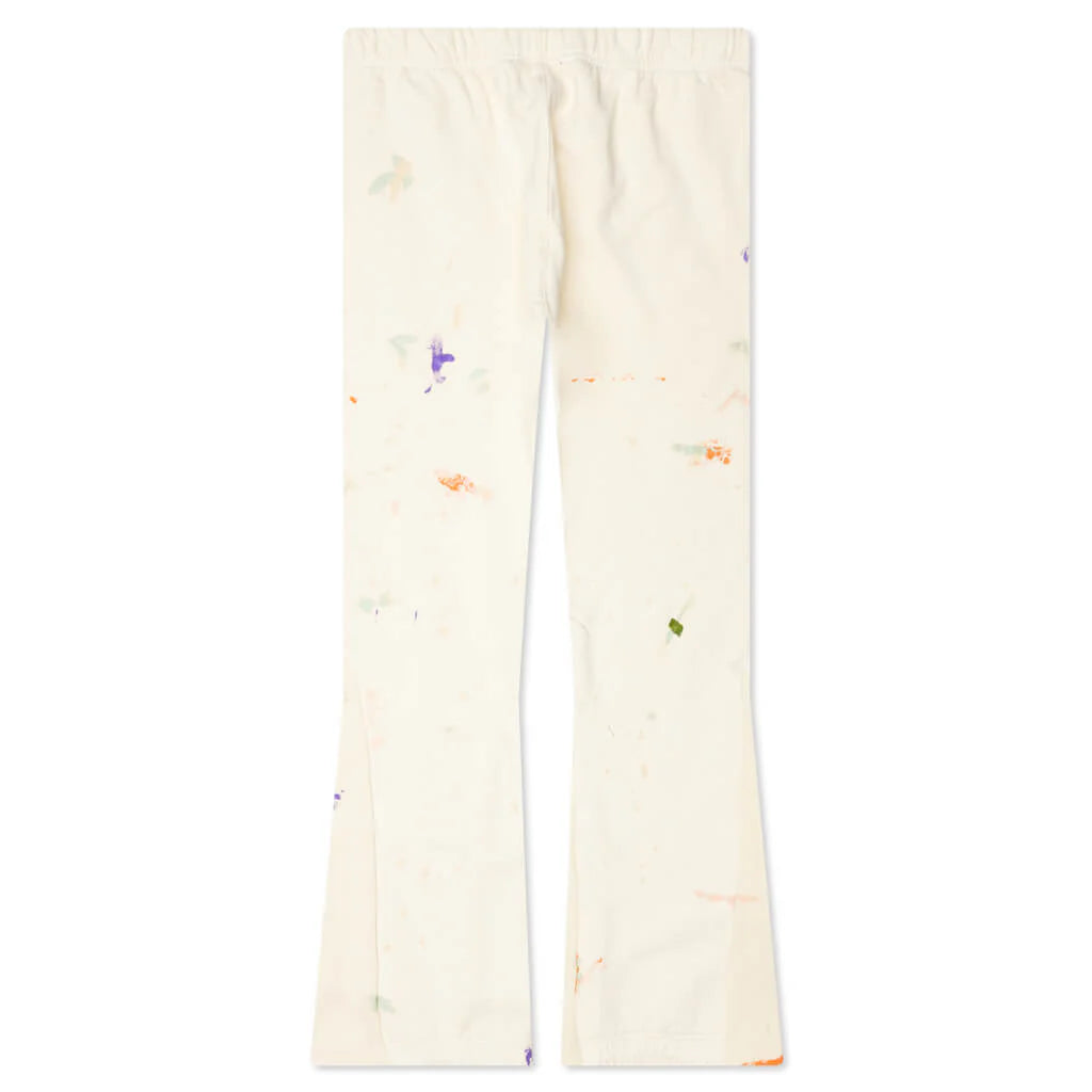 Logo Flare Sweatpants White